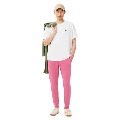 Lacoste Heren Biologisch Katoenen Joggers (Roze)