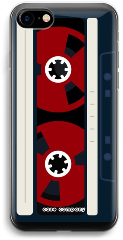 Case Company® - Hoesje geschikt voor iPhone 7 hoesje - Here's your tape - Soft Cover Telefoonhoesje - Bescherming aan alle Kanten en Schermrand