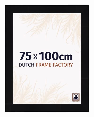 Fotolijst 75x100 cm - MDF - Zwart Hoogglans - Praag