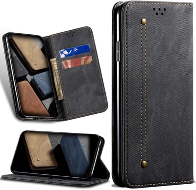 Leren Wallet Case met Kaartsleuven, Magnetische Sluiting en Kickstand voor Samsung Galaxy A56 5G