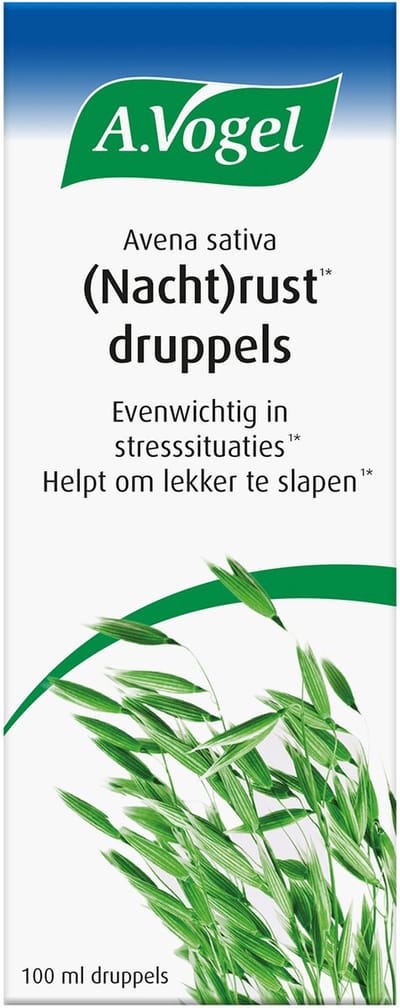A.Vogel Avena sativa (Nacht)rust druppels - Helpt lichaam en geest te ontspannen | helpt om lekker te slapen - 100 ml