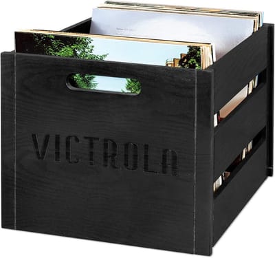 Houten Platenkrat voor Vinyl LP's - Sterk en Duurzaam