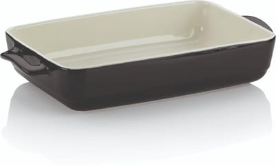 Ovenschaal Keramiek Zwart, 37.5 cm x 22 cm - Kela | Malin