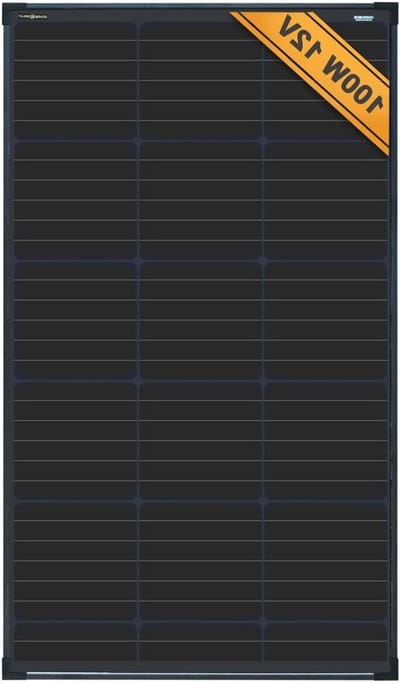Zonnepaneel 100W - Zonne-energie module - Energie opwekken - HPBC technologie - 1010x580mm - Full Black