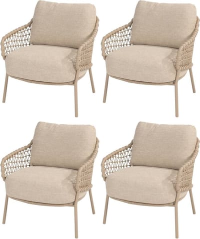Flair dining tuintafel rond 90 cm antraciet keramiek