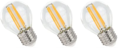 Spectrum LED Lamp E27 4W 230V - 500 Lumen - 2700K Warm wit - Gezellig licht - Energiezuinig - 3 stuks