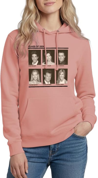 Friends Vintage Foto's Class of 2004 Hoodie Dames
