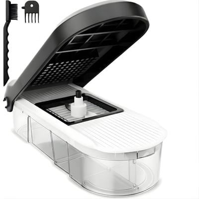AHD® Mandoline - Groentesnijder - Groentensnijder - Groentesnijder Handmatig - Wit - 26cm x 13cm x 8cm
