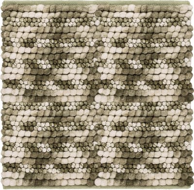 Heckettlane Badmat Brenda - Badkamermat - Bidetmat - Antislip tapijt - 60x60 cm - Groen
