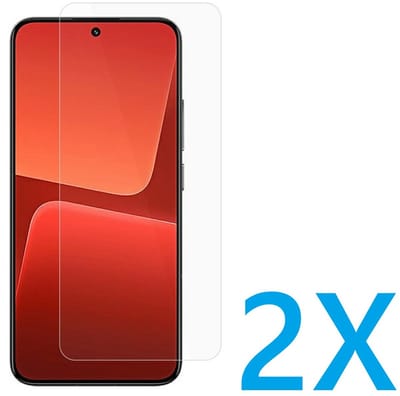 Glasplaatje Geschikt voor: OPPO Reno 13 5G - 2x Screenprotector - screen protector - glas - bescherm - beschermglas