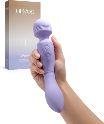OHYES Personal Wand Massager – 20 Standen - Vibrators voor Vrouwen - Magic Clitoris Stimulator - Dual G Spot Vibrator – Stil & Discrete Sex Toys
