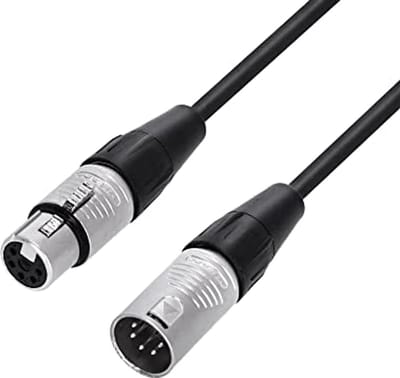 DMX-kabel 5-polig XLR van 3 m - Kwaliteitskabel voor professionele toepassingen