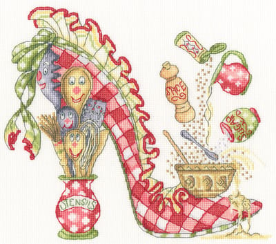 Bothy Threads borduurpakket Sugar & Spice hak XSK24 telpatroon