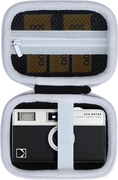 Duurzame hardcase voor Kodak EKTAR H35, H35N, Ultra F9, M35 en M38 half-frame filmcamera's - Bescherming, Opbergruimte en Stijlvol Ontwerp