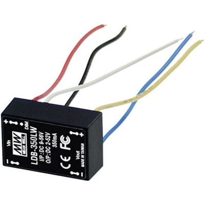 MW Mean Well DC/DC-LED-driver MEAN WELL LDB-600LW 2-30 V 600 mA 18 W 1 stuk(s)
