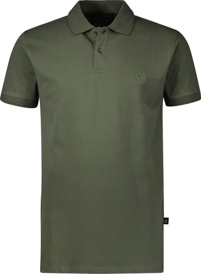 Gino Santi Polo Shirt Heren Smart Cotton Forest Green | Maat S