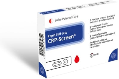 Swiss Point Of Care - CRP Screen Zelftest - Zelftesten