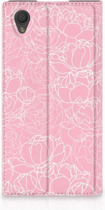 Sony Xperia L1 Smart Cover White Flowers