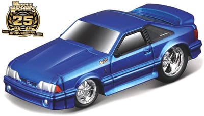 Maisto Ford Mustang - Modelauto - Schaal 1:64 - Blauw