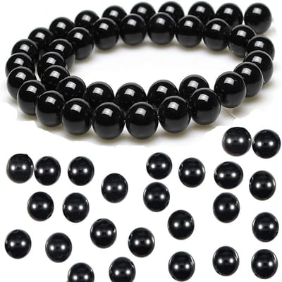Kralen, rondes en onyx d'espacement lisses Avec Trous voor DIY Artisanat Colliers Armbanden Boucles d'oreilles fabrication de Bijoux (12mm)