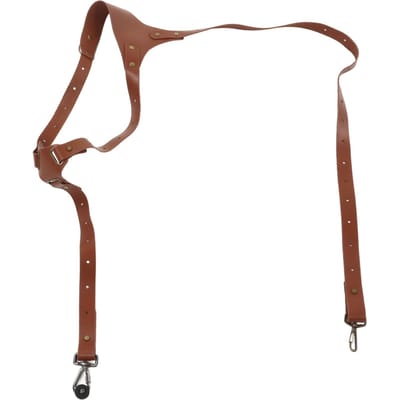 Bandoulière latérale élargie en cuir vintage anti-rayures pour appareil photo reflex numérique left