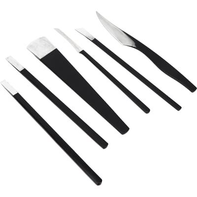 6-delige set Pedicure Mes Kit Roestvrij Staal Teennagel Knipper Set met Opbergdoos(6 stuks Opbergdoos white