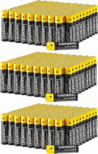 AAA Batterijen - Micro Batterijen - Dagelijks Gebruik - Hoge Prestaties - 300 stuks - Geel-Zwart
