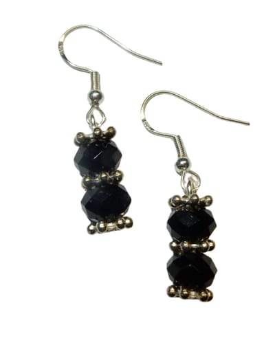 Zilveren Oorhangers Met Natuurlijke Onyx