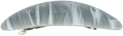 Haarsoires Haarspeld Patentspeld 9cm - Ovaal – Marmer Patroon – Grijs - Haarspelden voor Dames - Haarklem - Haarclip - Haaraccessoires - Hair Clip - Decoratieve Haaraccessoire