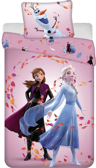 Disney Frozen Dekbedovertrek Magisch- 140 x 200 cm - Katoen - 50x 70cm