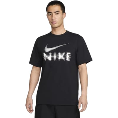 Nike nike hyverse dri-fit uv t-shirt in de kleur zwart.