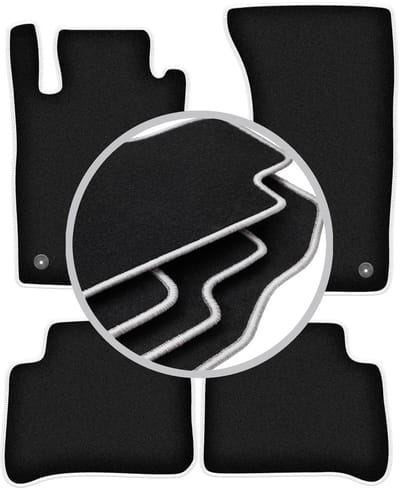 CARLUX-SILVER automatten voor: Mercedes W211 4Matic sedan, stationwagen (2003-2009)