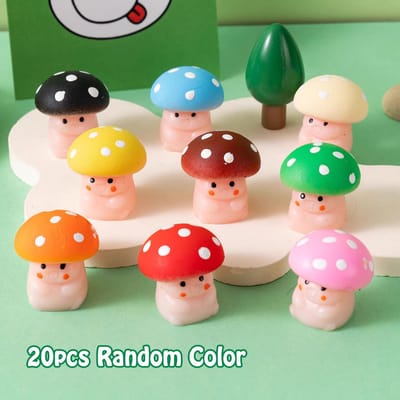 Schattige Paddenstoel Knijp Stressverlichter Fidget Speeltje Mochi Squishy Verjaardagsfeest Bedankjes voor Kinderen Speelgoed Voor Klaslokaal Prijzen Goodie Bag