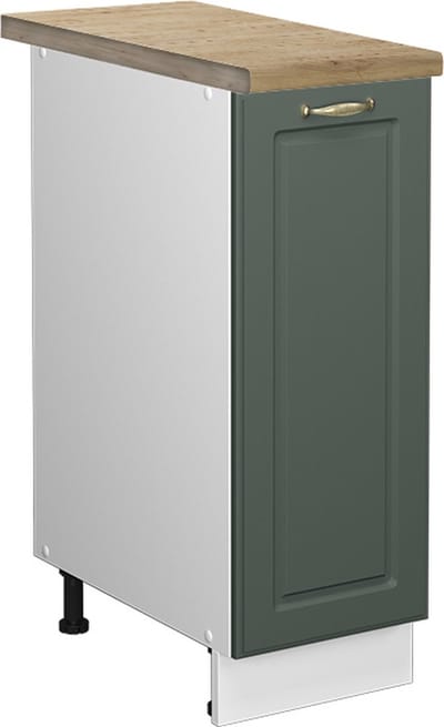 Vicco Fame-Line Apotheekkast – 30 cm, WB Eik Groen-Goud Landhuis