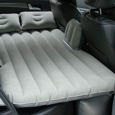 Opblaasbaar Autobed - Luchtmatras Auto - Kamperen en Reizen - Specifiek voor EQS SUV - 2.6 Kilogram - Grijs