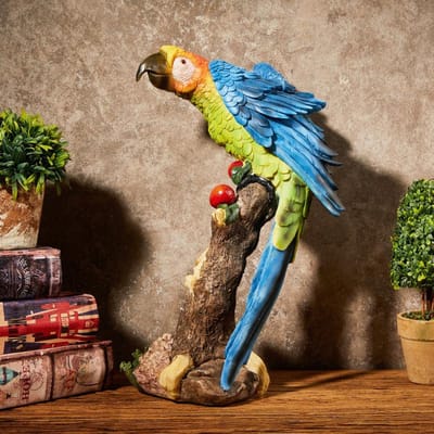 Europese stijl Gesimuleerde Papegaai Creatief Vogelmodel Woonkamer Entree Kantoor Wijnkast Decoratie Ornamenten High-end Handwerk