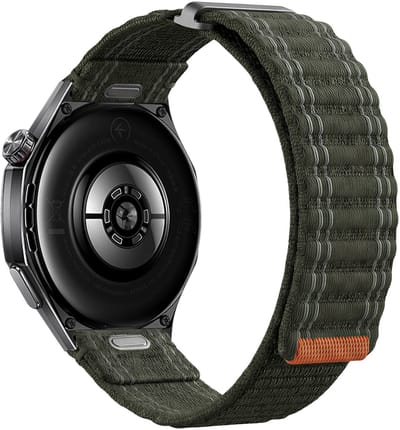 Stravo 20mm Nylon Wave Bandje met Klittenband – Easy Fit – Geschikt voor Samsung Galaxy Watch 7 6 5 4 – Classic – Zacht & Ademend Smartwatch Sportbandje voor Garmin Vivoactive 5 3 – Forerunner 245 – Venu SQ 2 – Vivomove – Huawei – Groen