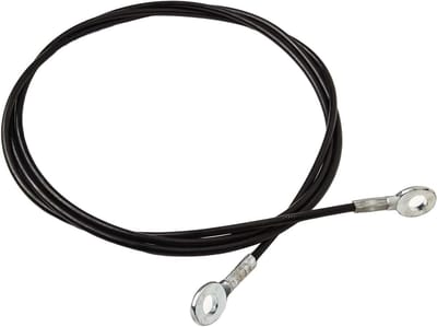 Vervangingskabel Fitness - Stalen kabel - Sportschool training - Geluidsvrije bediening - 2 meter - Zwart