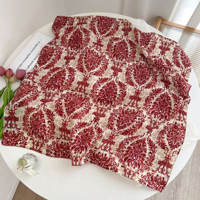 Zijden sjaal-stijl zijden sjaal voor dames - Kleurblokkenprint - Fris en delicaat - Decoratieve shawl over shirts-SJ0256 Benut je gevoel voor mode optimaal!