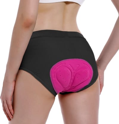 MEETYOO Fietsbroek Dames - Fietsonderbroek - E bike - Fietsondergoed - Wielerbroek 4D-Zwart-S