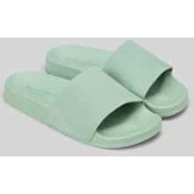 Badslippers met labelreliëf