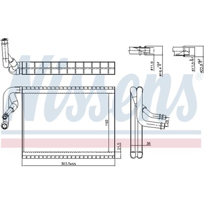 Verdamper, airconditioning NISSENS 92370
