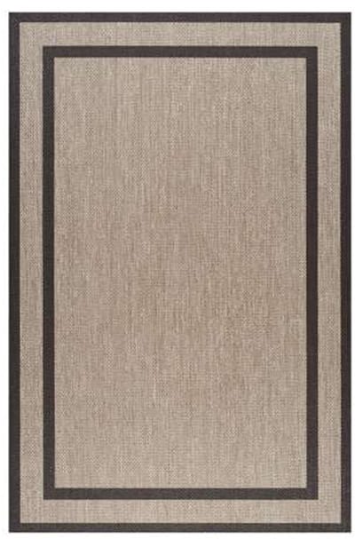 Storesdeco Premium vinyl vloerkleed, antislip, binnen/buiten – Bruin, 120 x 180 cm