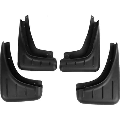 4 stuks Auto Spatlappen Spatbord Spatkappen Spatlap Geschikt voor Cayenne Kleine Versie black