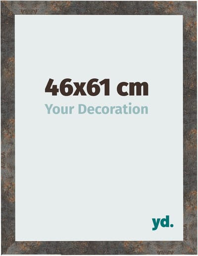Your Decoration - Fotolijst 46x61 cm - MDF - Geoxideerd Metaal - Bologna