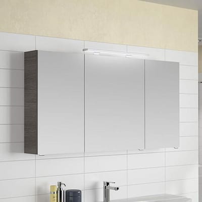 Pelipal Series 4010 (Focus) mirror cabinet 140 x 17 x 70.3 cm with LED top light 4850.091450AL