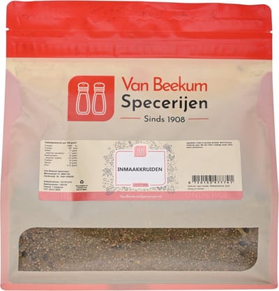 Van Beekum Specerijen - Inmaakkruiden - 1 KG (hersluitbare stazak)