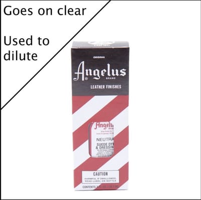 Angelus Suède Dye - Indringverf - voor suède stoffen - 90 ml - Neutraal transparant