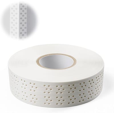 Zelfklevende Hoekband 40 m x 5 cm - PVC Bescherming voor Muurhoeken en Scheuren, Ideaal voor GK Platen en Reparatie