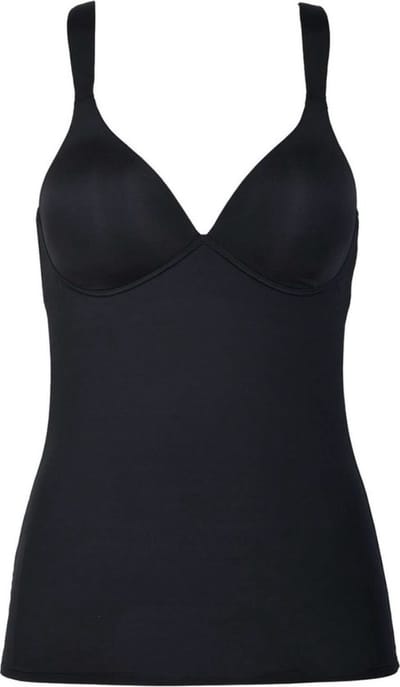 Naturana hemd met t-shirt BH zonder beugels maat 85A zwart